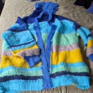 Free People Dream Team Cardigan NWT Sz S Oversized